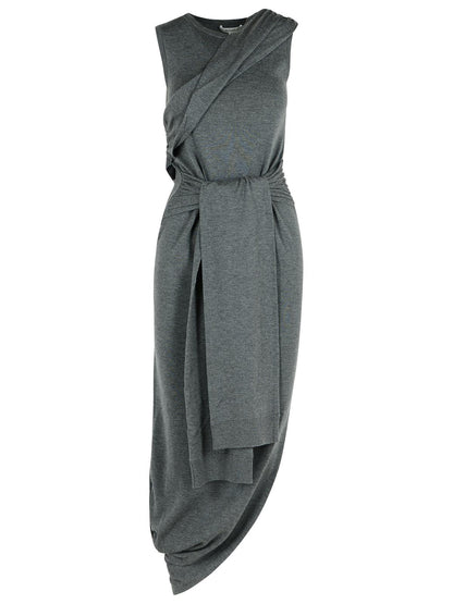 Jw Anderson Grey Wool Blend Dress Women by Luosophy