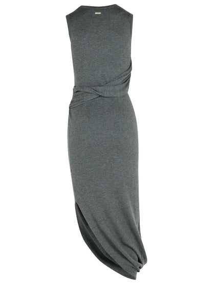 Jw Anderson Grey Wool Blend Dress Women by Luosophy