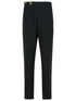 Versace Black Virgin Wool Blend Patalone Men by Luosophy