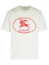 Burberry White Cotton Blend T-Shirt Men by Luosophy