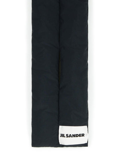 Jil Sander Black Polyester Scarf Men by Luosophy