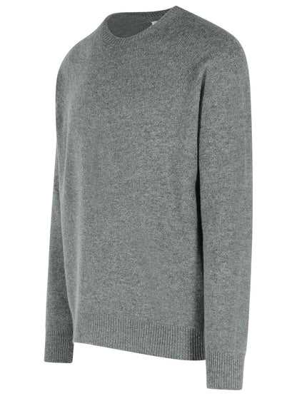 Jil Sander Grey Virgin Wool Blend Sweater Men by Luosophy