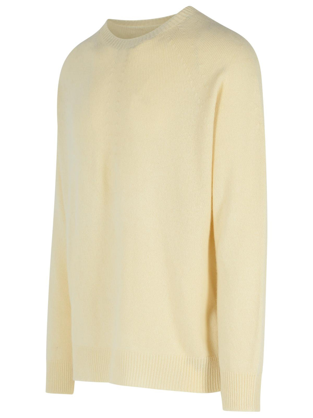 Jil Sander Ivory Virgin Wool Blend Sweater Men by Luosophy