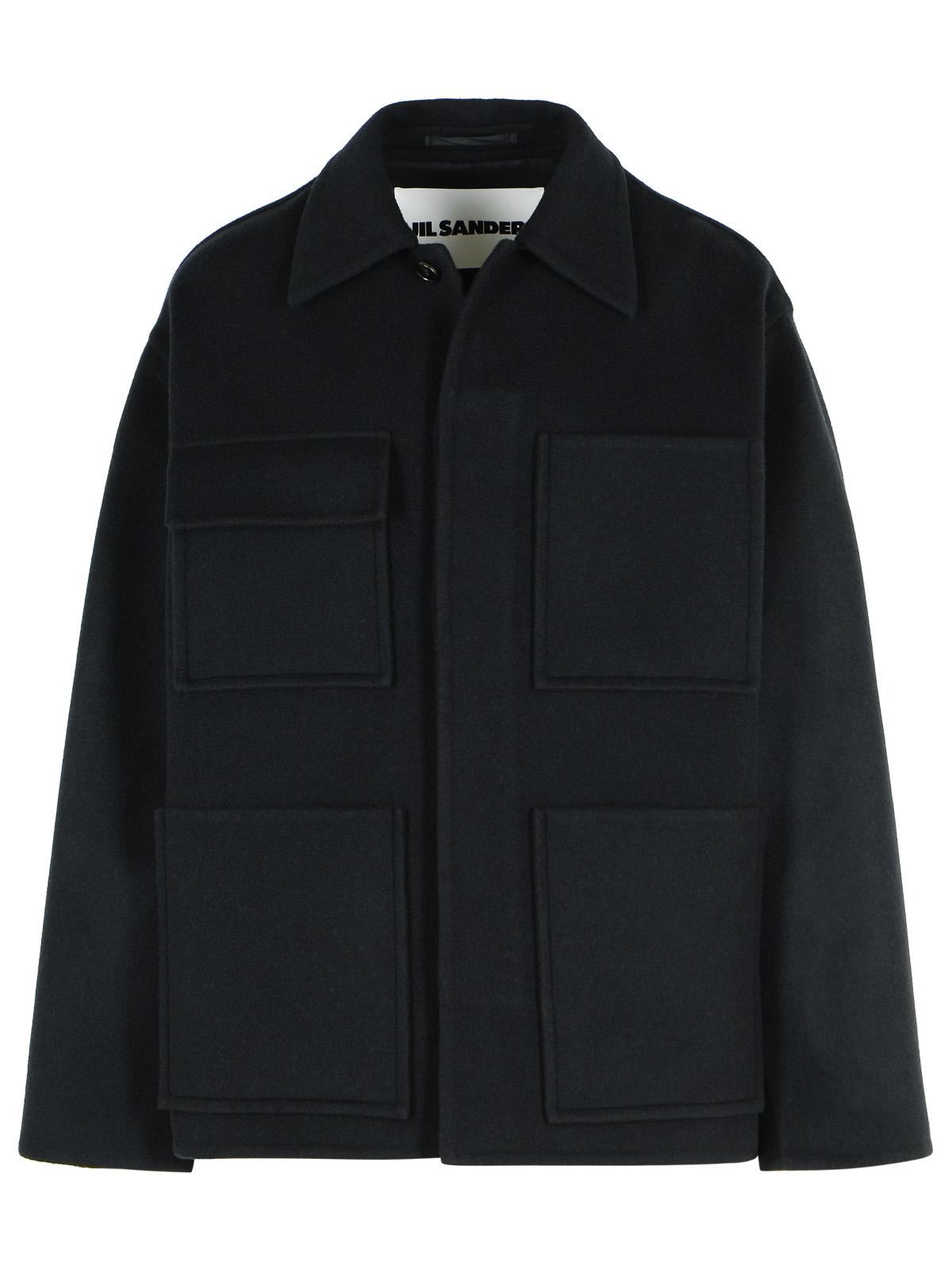 Jil Sander Black Cashmere Jacket Men by Luosophy