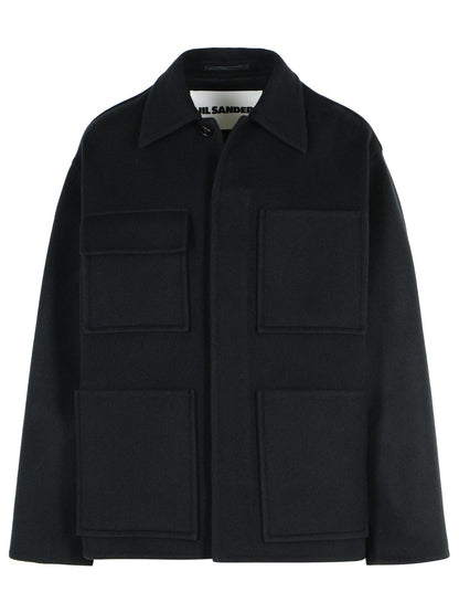 Jil Sander Black Cashmere Jacket Men by Luosophy