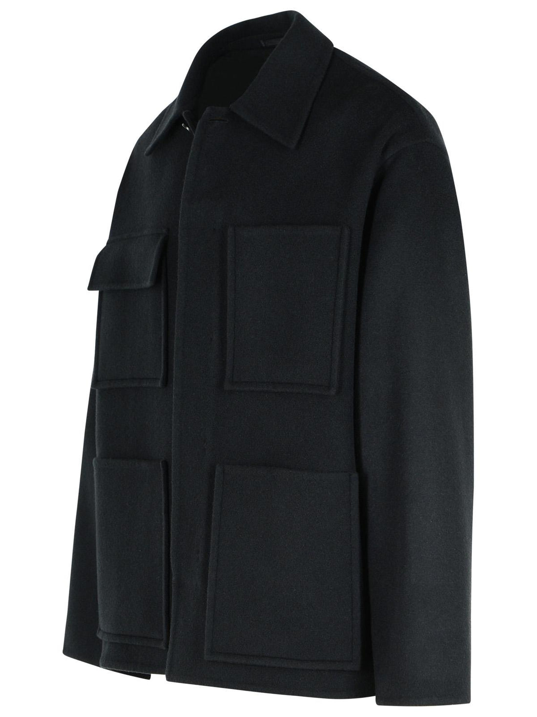Jil Sander Black Cashmere Jacket Men by Luosophy