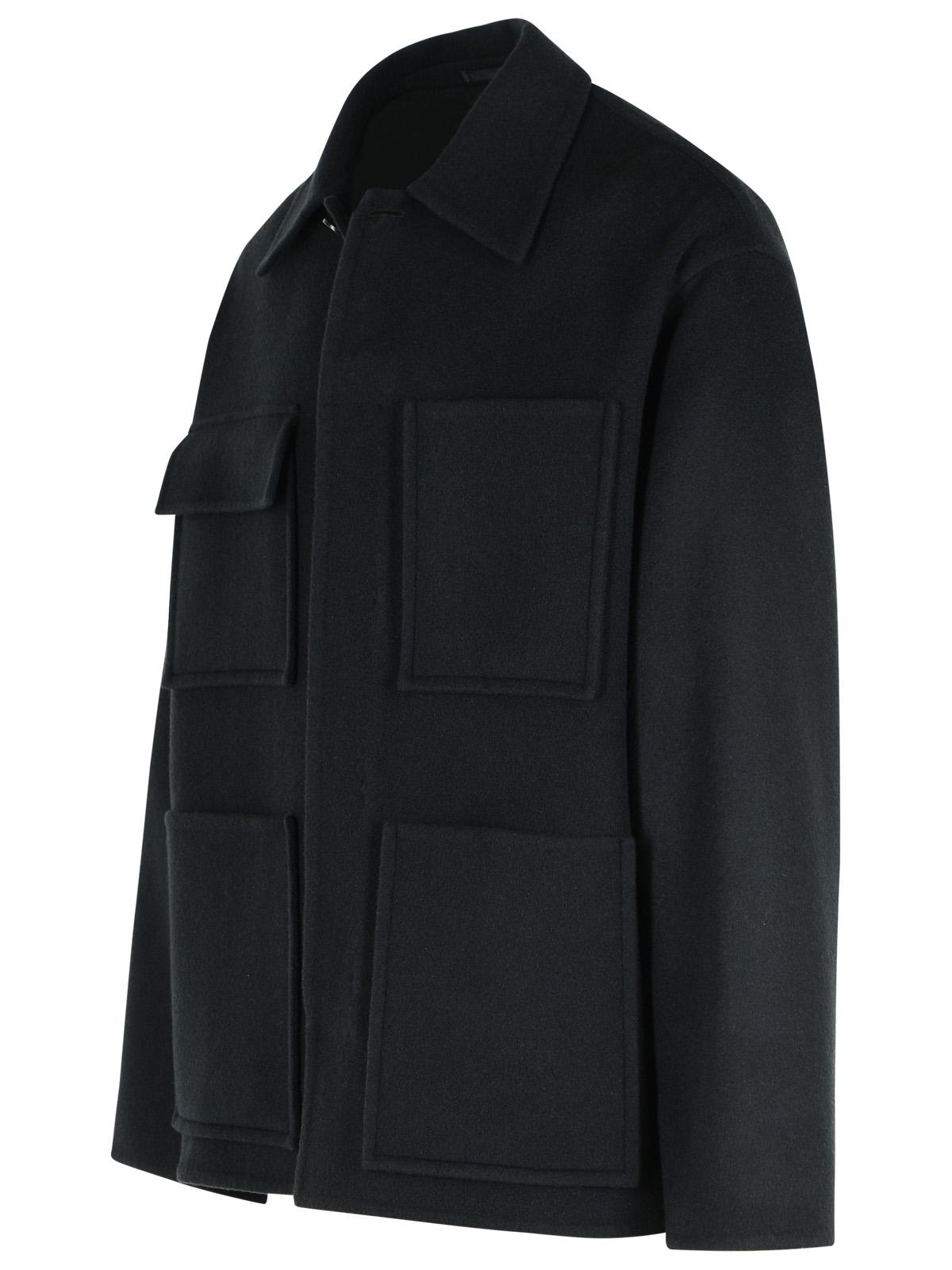Jil Sander Black Cashmere Jacket Men by Luosophy