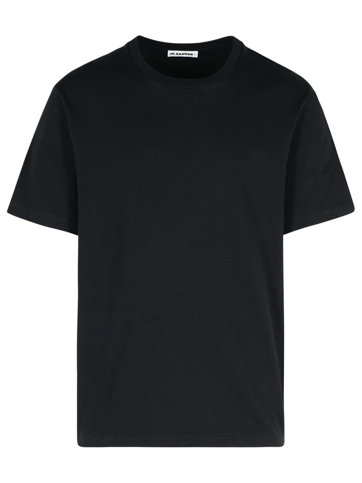 Jil Sander Black Cotton T-Shirt Men by Luosophy