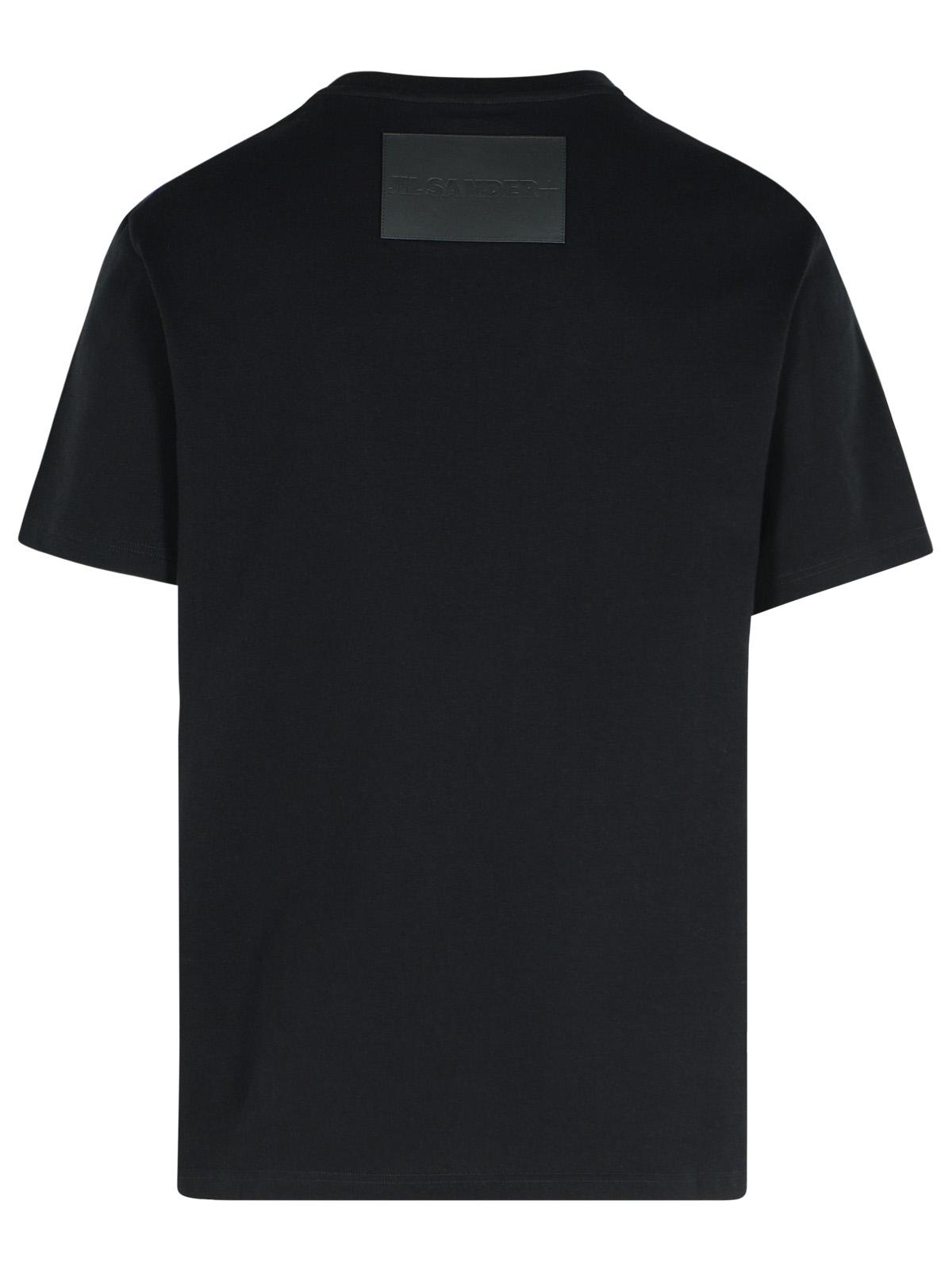 Jil Sander Black Cotton T-Shirt Men by Luosophy