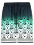 Casablanca Green Silk Bermuda Shorts Men by Luosophy