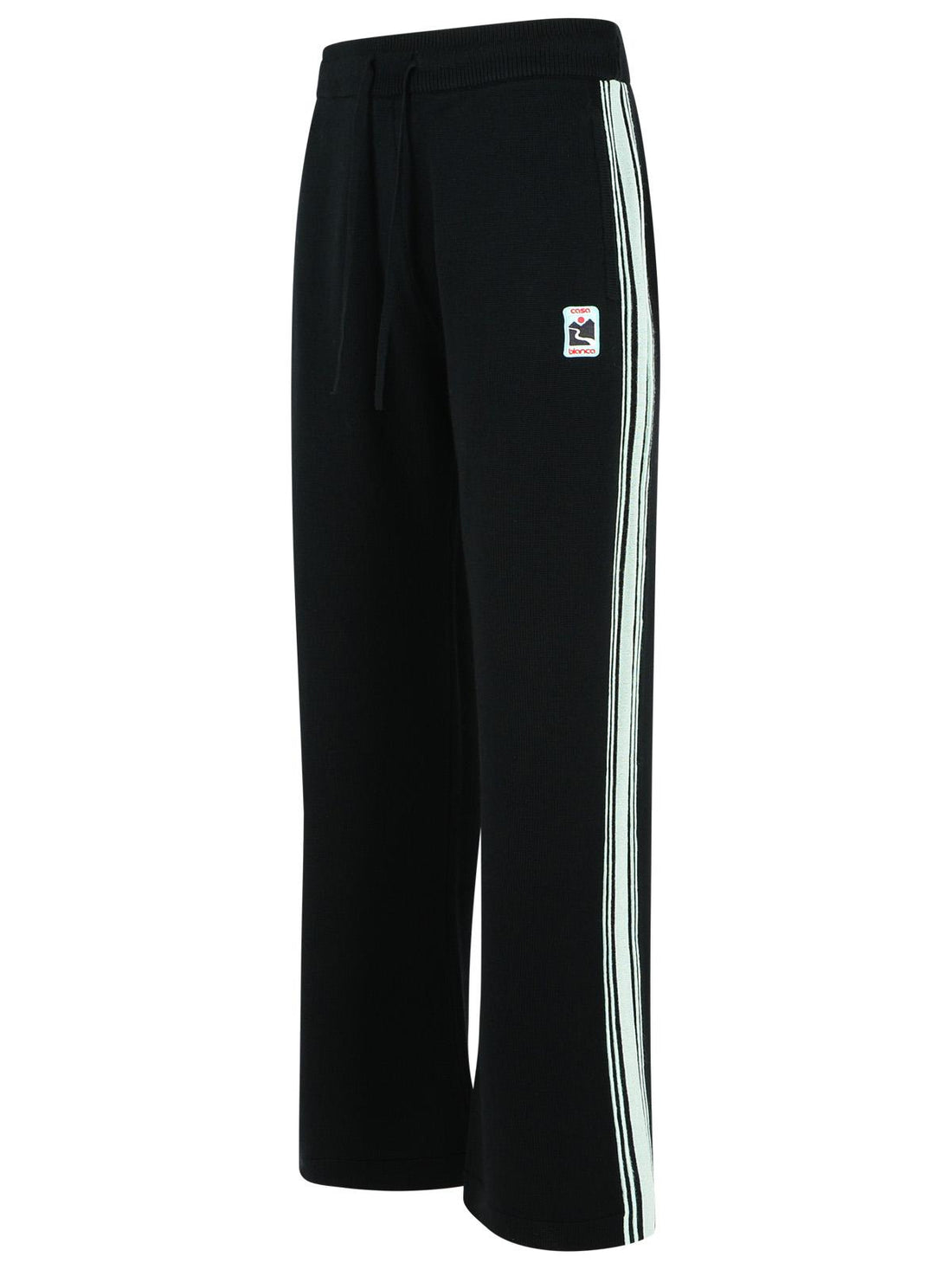 Casablanca Black Merino Wool Pants Men by Luosophy