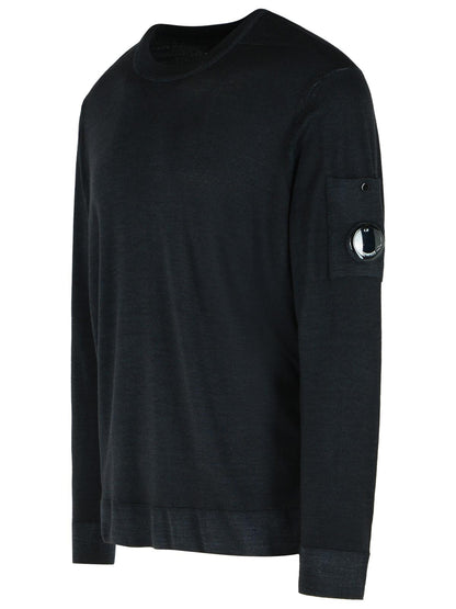 C.P. Company Black Wool Sweater Men by Luosophy