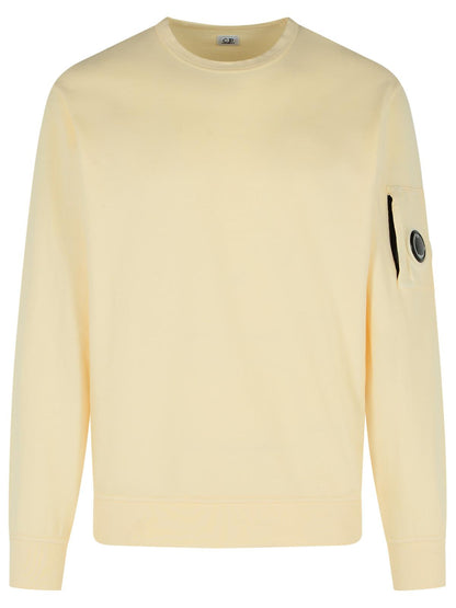 C.P. Company Sand-Colored Cotton Sweatshirt Men by Luosophy