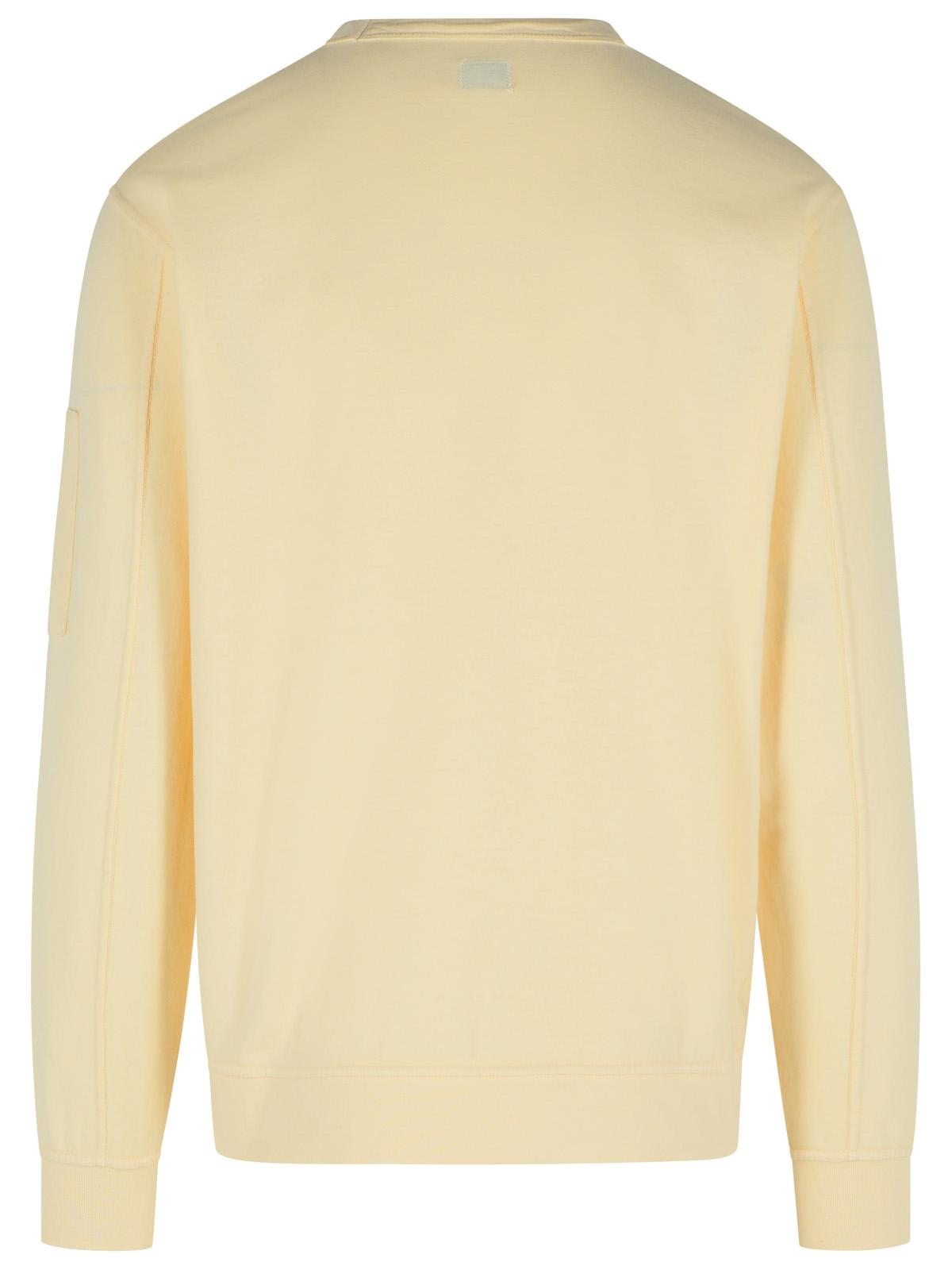 C.P. Company Sand-Colored Cotton Sweatshirt Men by Luosophy