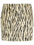 Rotate Printed Faux Fur Skirt Women by Luosophy