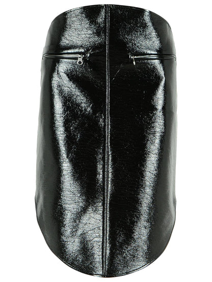 Courreges Black Cotton Blend Skirt Women by Luosophy