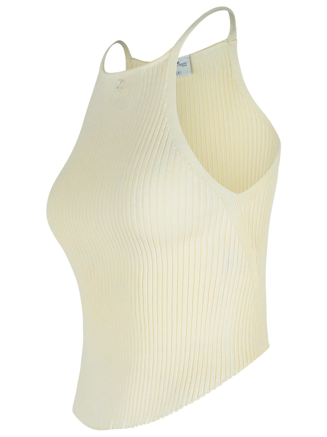 Courreges Ivory Viscose Blend Top Women by Luosophy