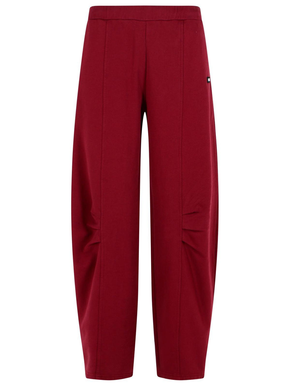 Rotate Pantalo In Burgundy Cotton Women