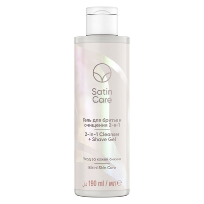 Satin Care 2-in-1 Cleanser &amp; Shave Gel – 6 oz by Farmacias Savia