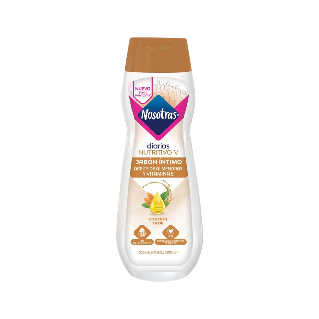 Jabón Íntimo Nosotras | Almond Oil and Vitamin E (7oz)  DestGlow