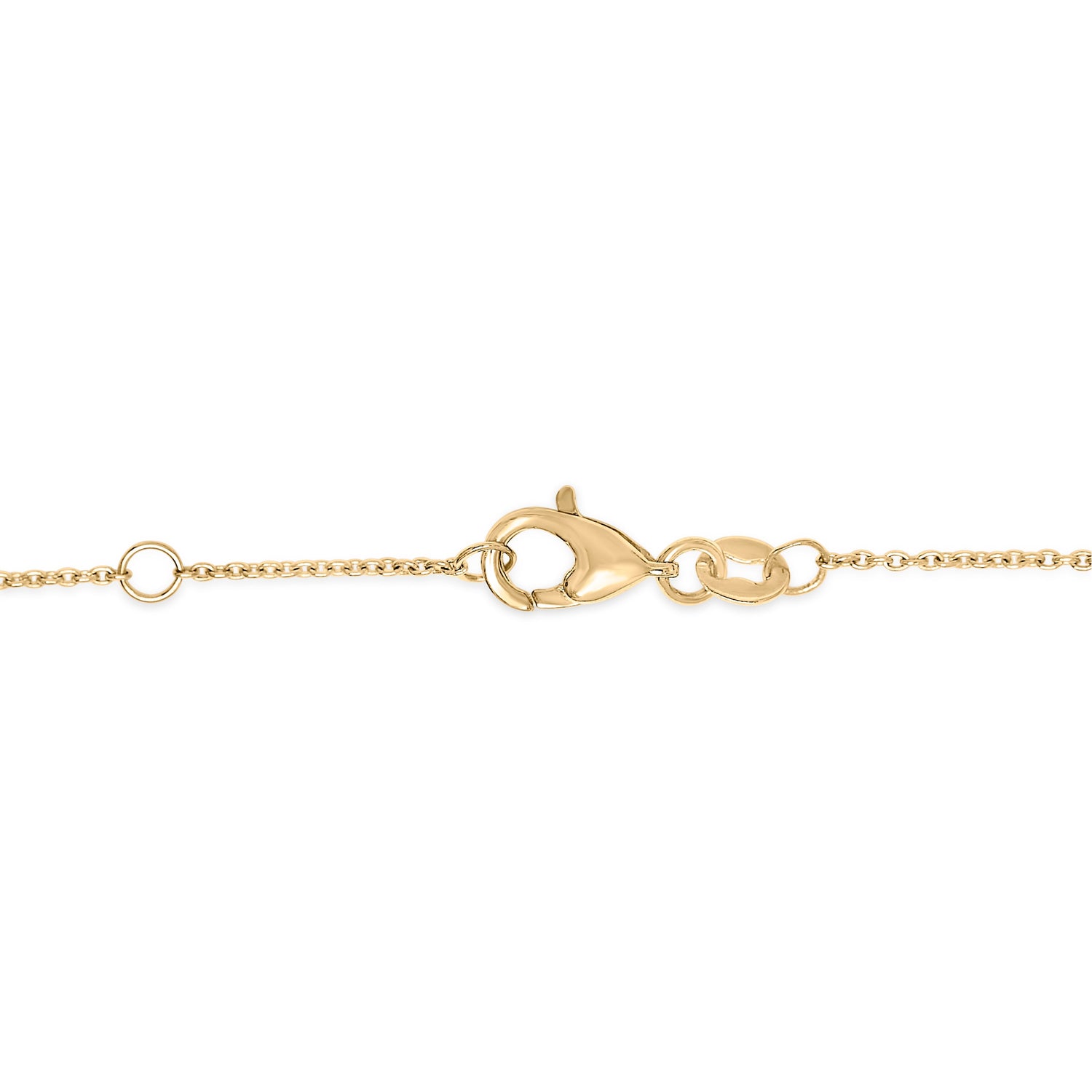 14K Yellow Gold Alternating Green Emerald and Diamond Bezel Station Chain Bracelet - Size 7.5 inch by Bids.com