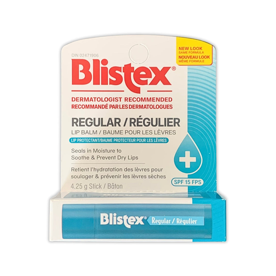 Blistex Medicated Lip Balm Stick, Original, SPF 15, 0.15 Oz by Pasteur Pharmacy