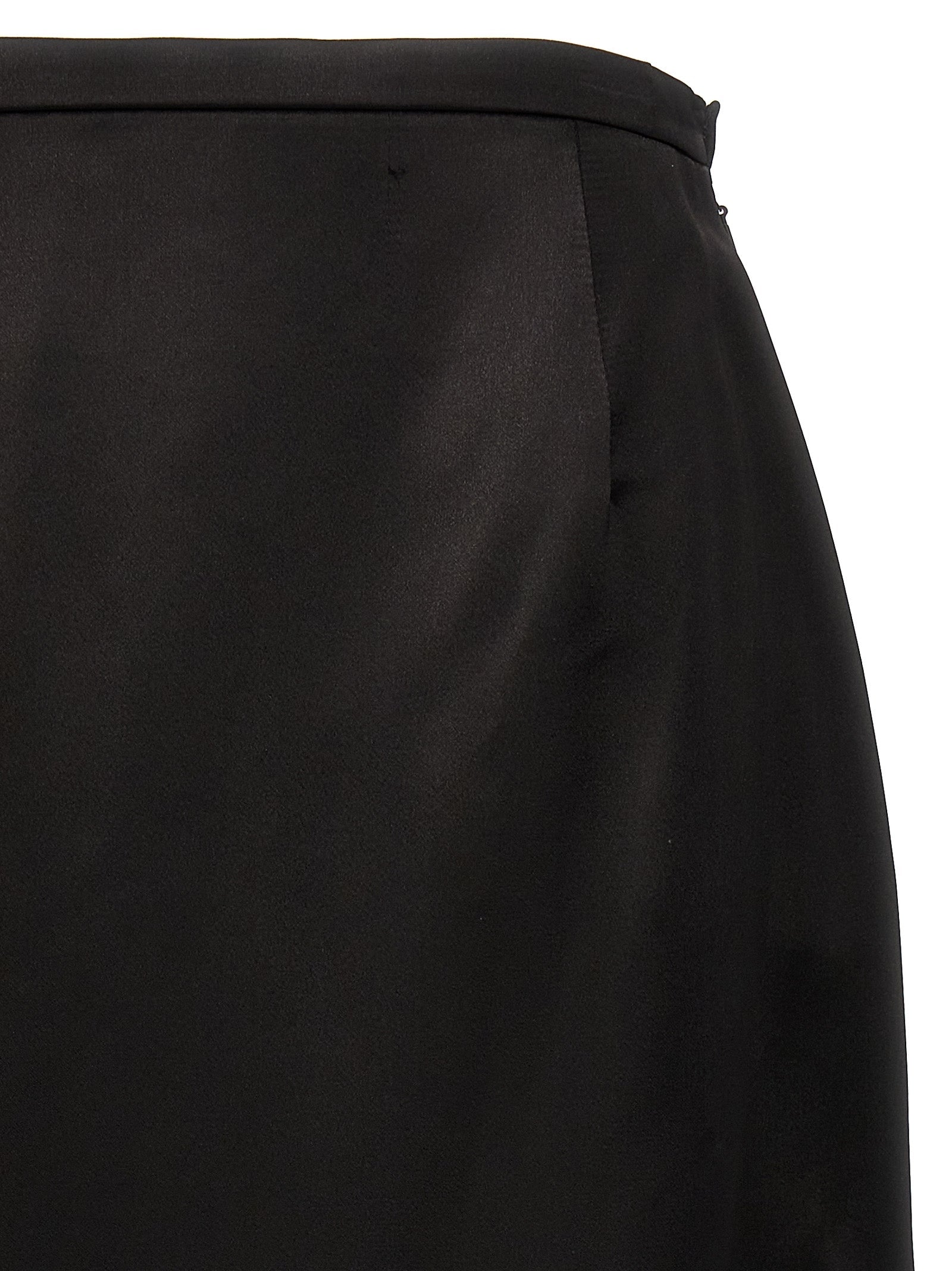 Saint Laurent Women Satin Skirt by Luosophy