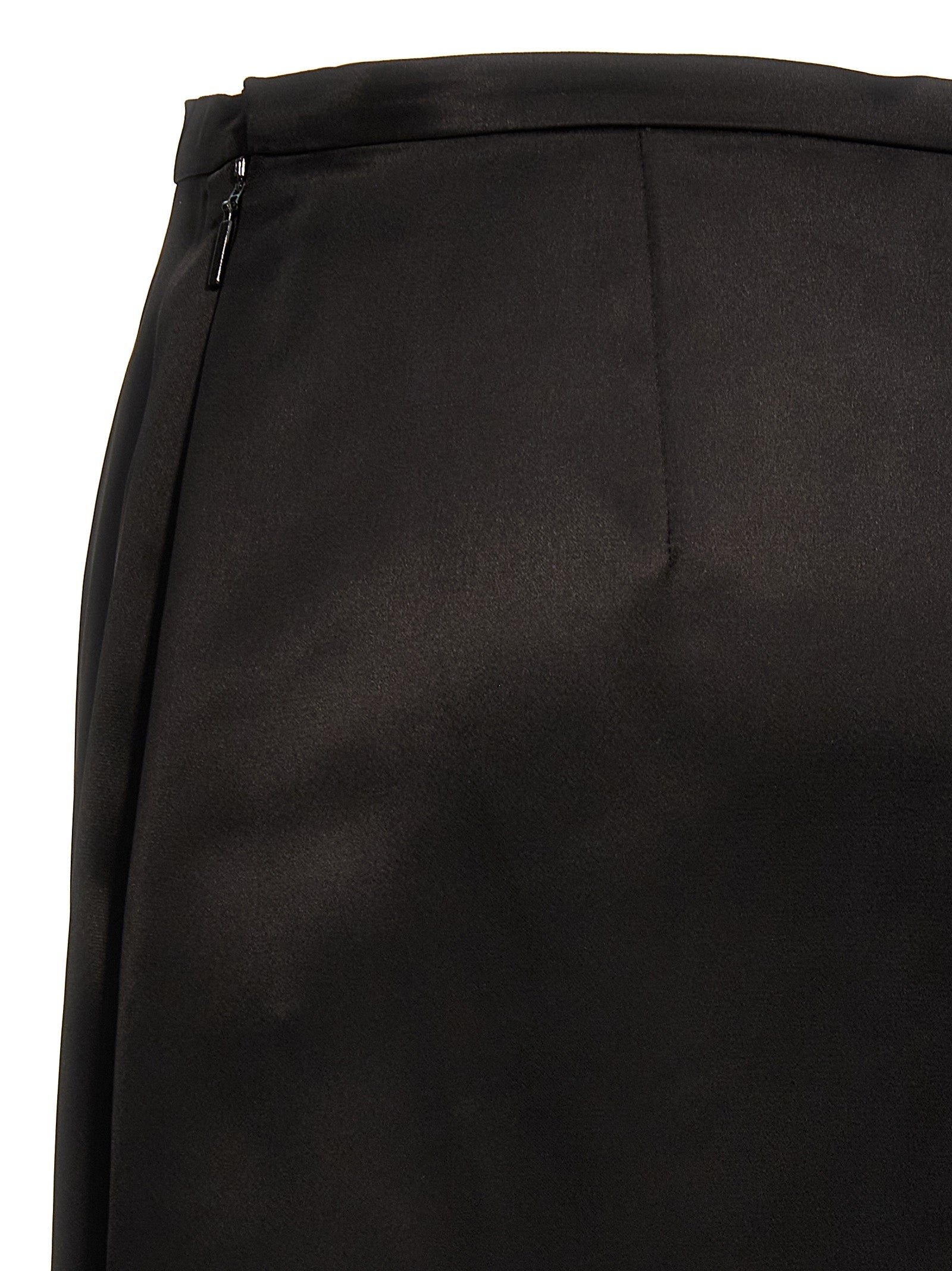 Saint Laurent Women Satin Skirt by Luosophy