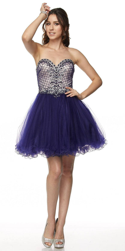 Juliet 778 Sweetheart Neckline Corset Back Dress by DiscountDressShop