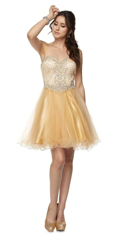 Juliet 778 Sweetheart Neckline Corset Back Dress by DiscountDressShop