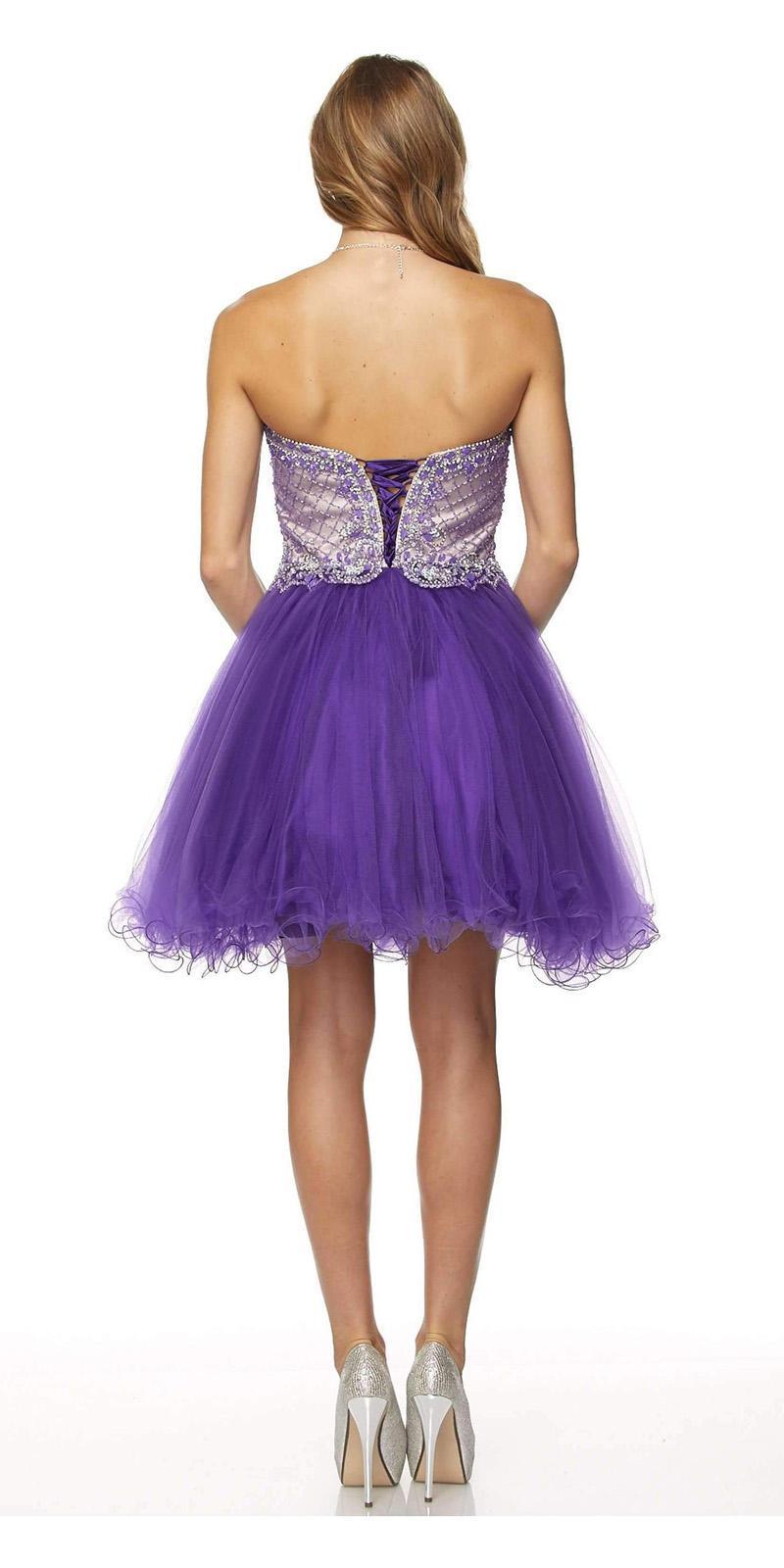 Juliet 778 Sweetheart Neckline Corset Back Dress by DiscountDressShop