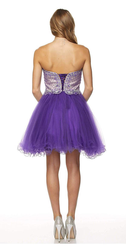 Juliet 778 Sweetheart Neckline Corset Back Dress by DiscountDressShop
