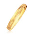 Classic Floral Carved Bangle in 14k Yellow Gold (8.0mm) by Bids.com