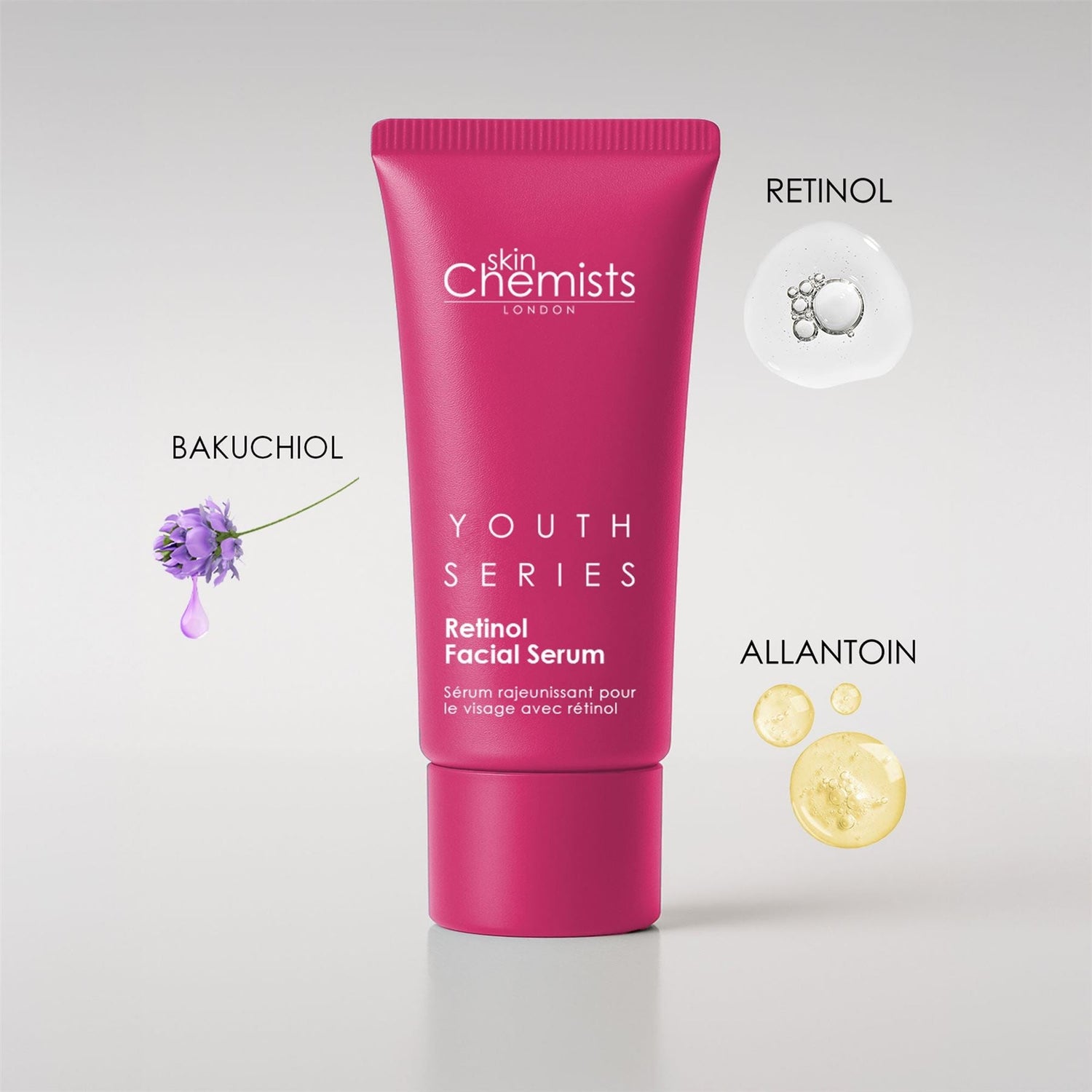 Retinol Bakuchiol Facial Serum 30ml by skinChemists US