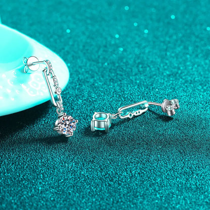 2 Carat Sparkala™ 925 Sterling Silver Earrings by Sparkala