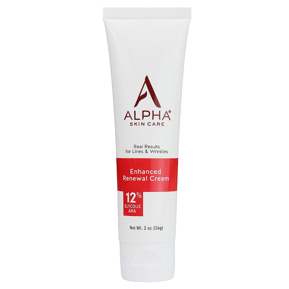 Alpha Hydrox Skin Care - Enhanced Renewal Cream, 12% Glycolic AHA, Real by Pasteur Pharmacy
