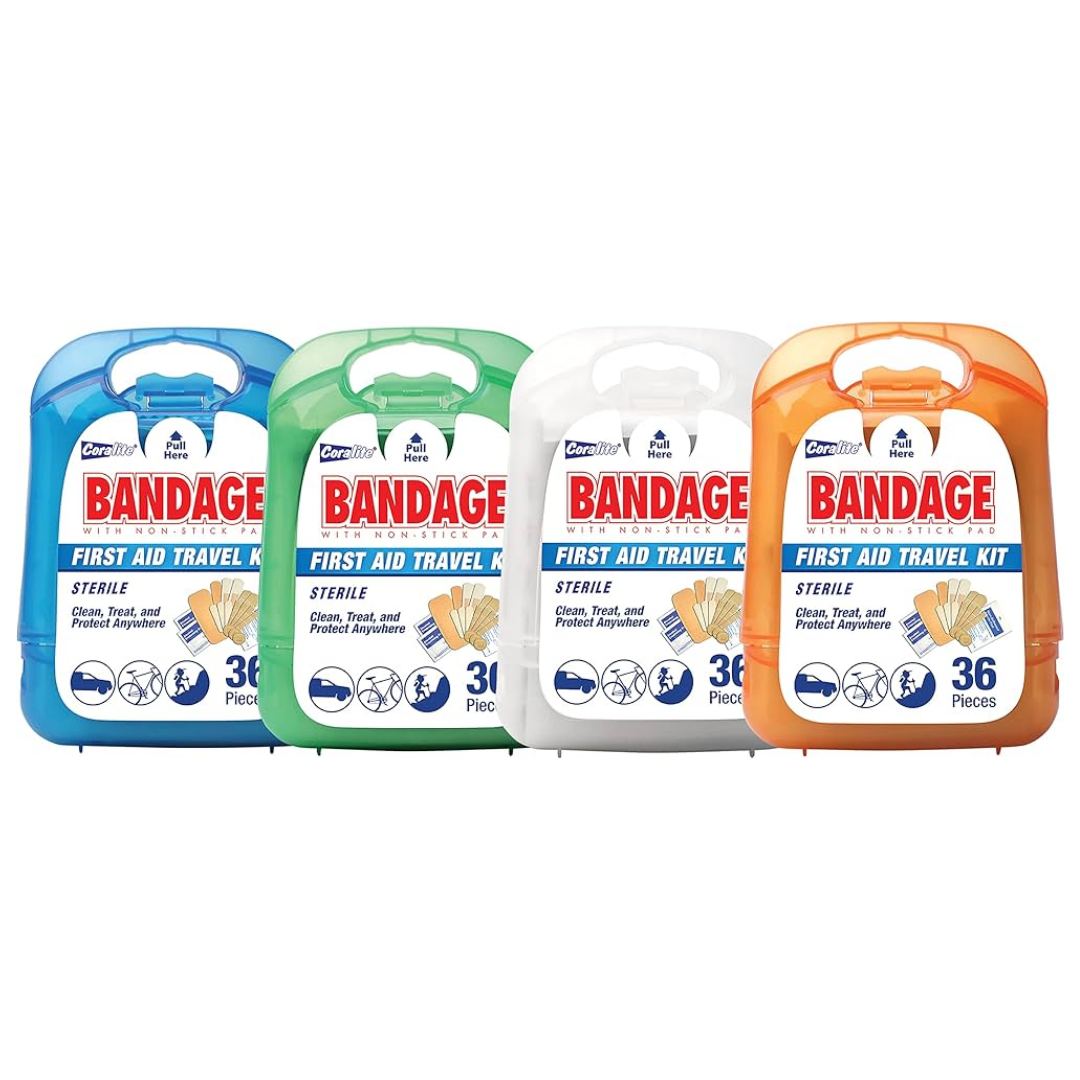 First Aid Travel Kit (36 Pieces) by Farmacias Savia