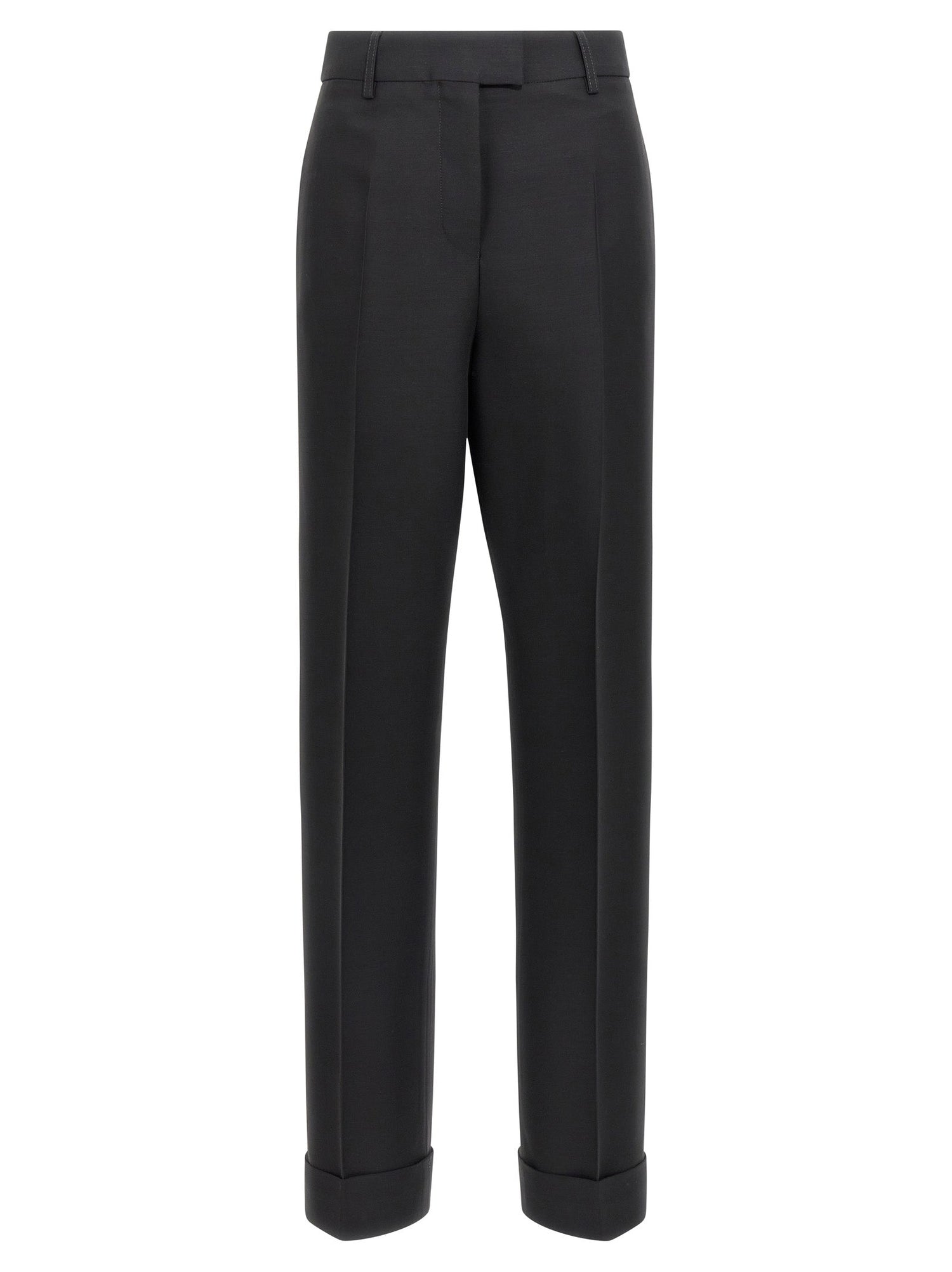 Ferragamo Women Stretched Pleated Trousers by Luosophy