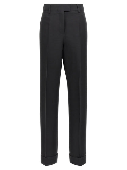 Ferragamo Women Stretched Pleated Trousers by Luosophy