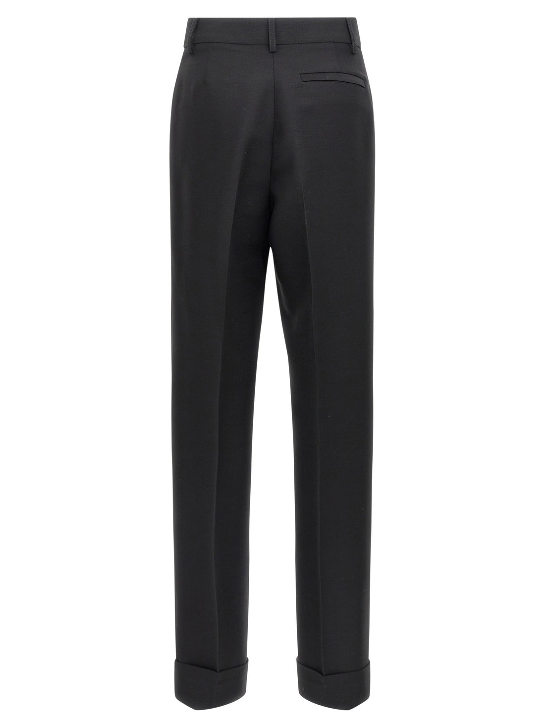 Ferragamo Women Stretched Pleated Trousers by Luosophy