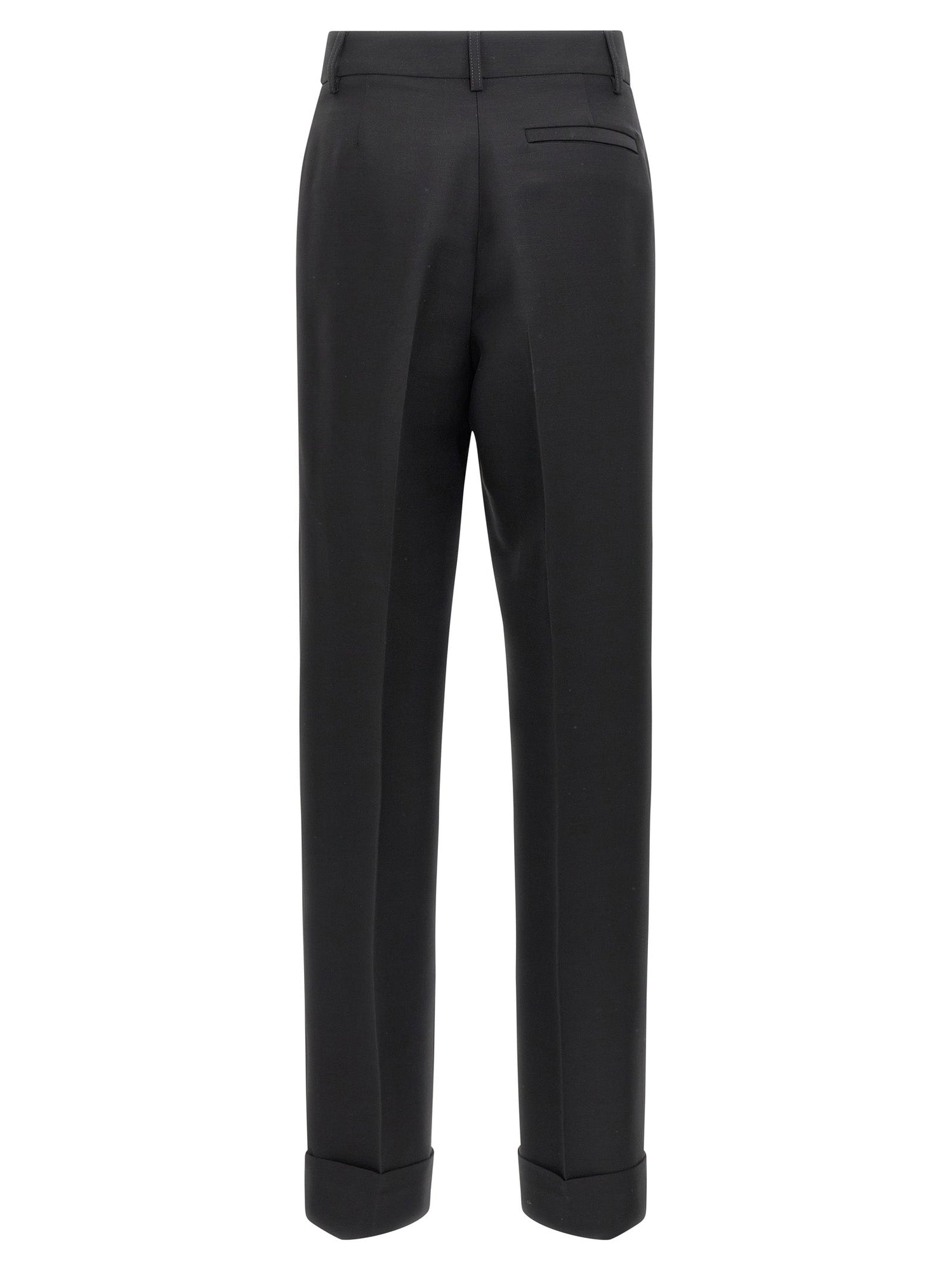 Ferragamo Women Stretched Pleated Trousers by Luosophy