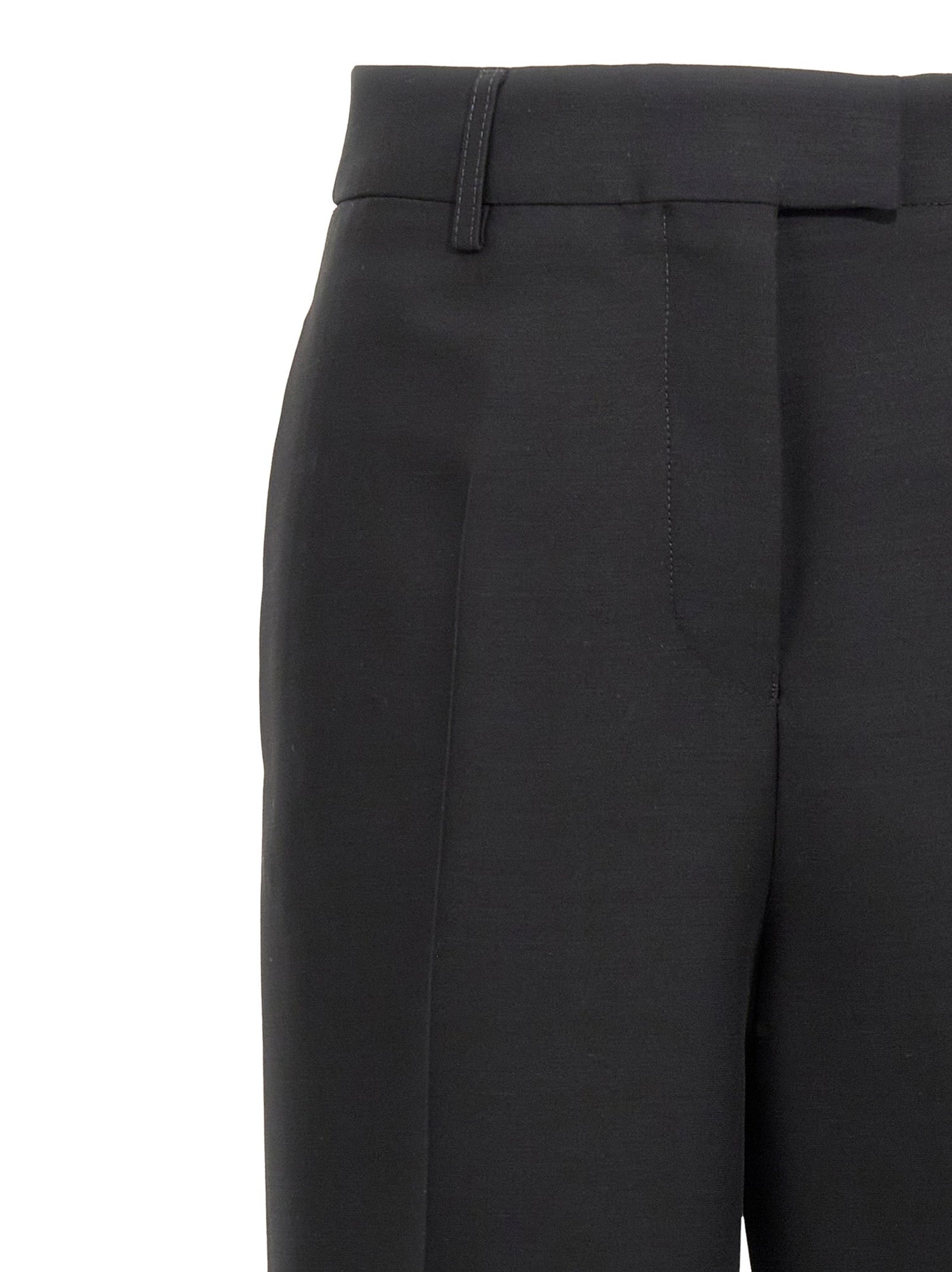 Ferragamo Women Stretched Pleated Trousers by Luosophy