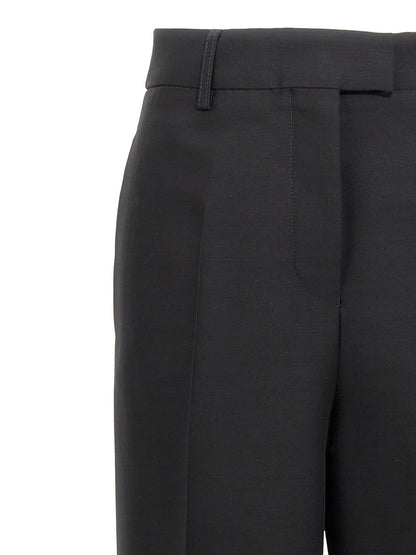 Ferragamo Women Stretched Pleated Trousers by Luosophy