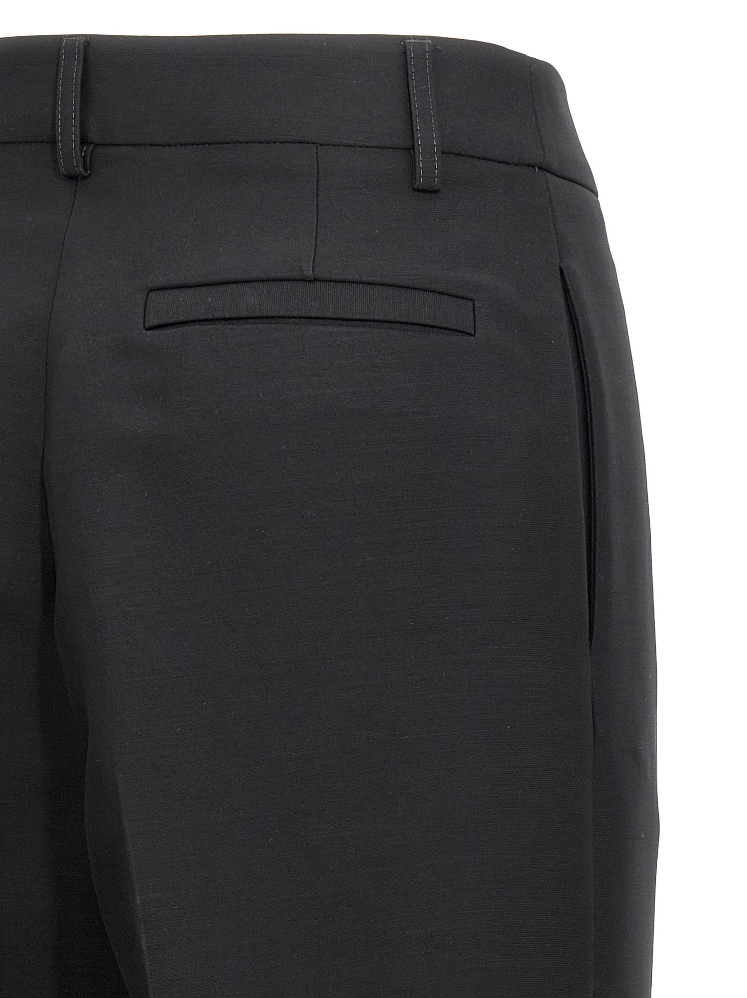Ferragamo Women Stretched Pleated Trousers by Luosophy