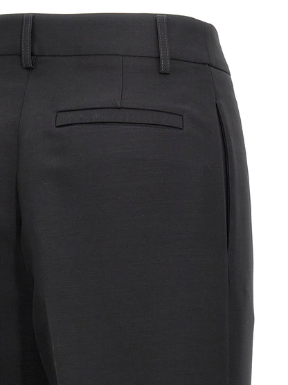 Ferragamo Women Stretched Pleated Trousers by Luosophy