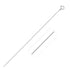 14k White Gold Classic Box Chain 0.45mm by Bids.com