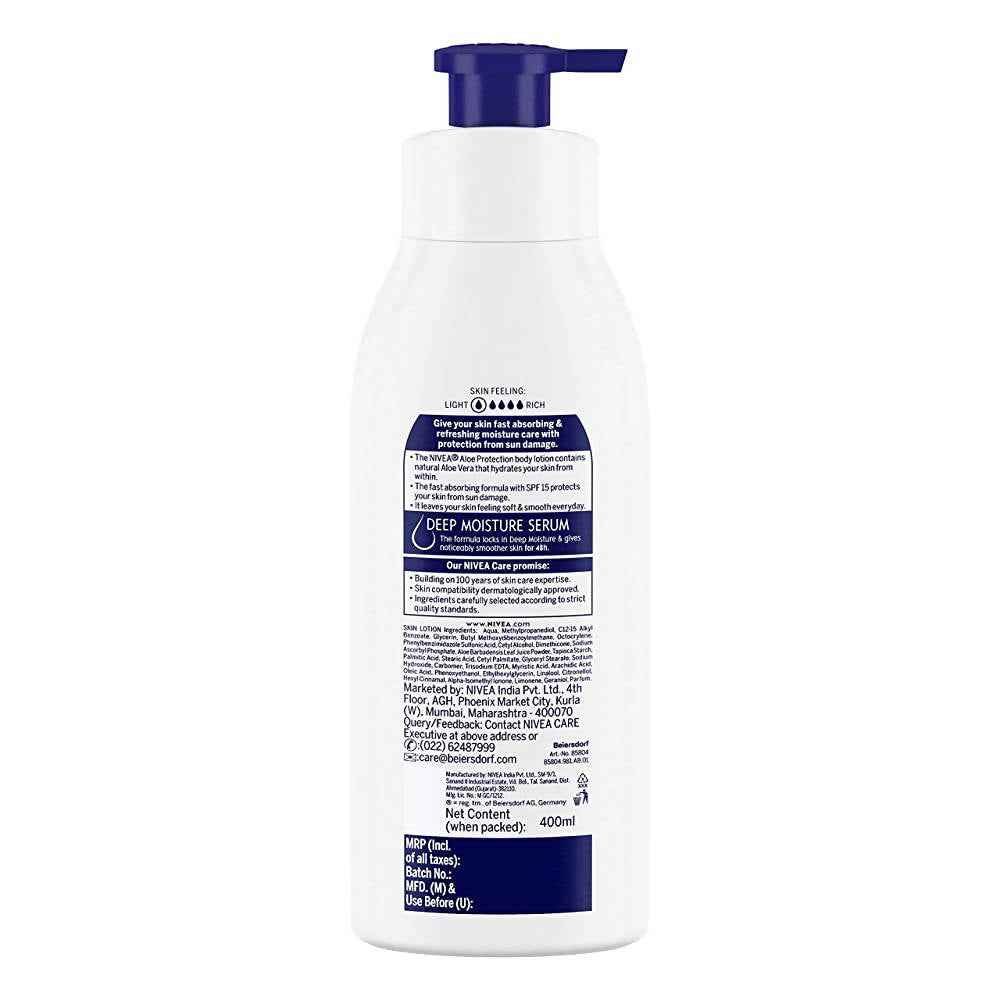 Nivea Aloe Protection SPF 15 Body Lotion