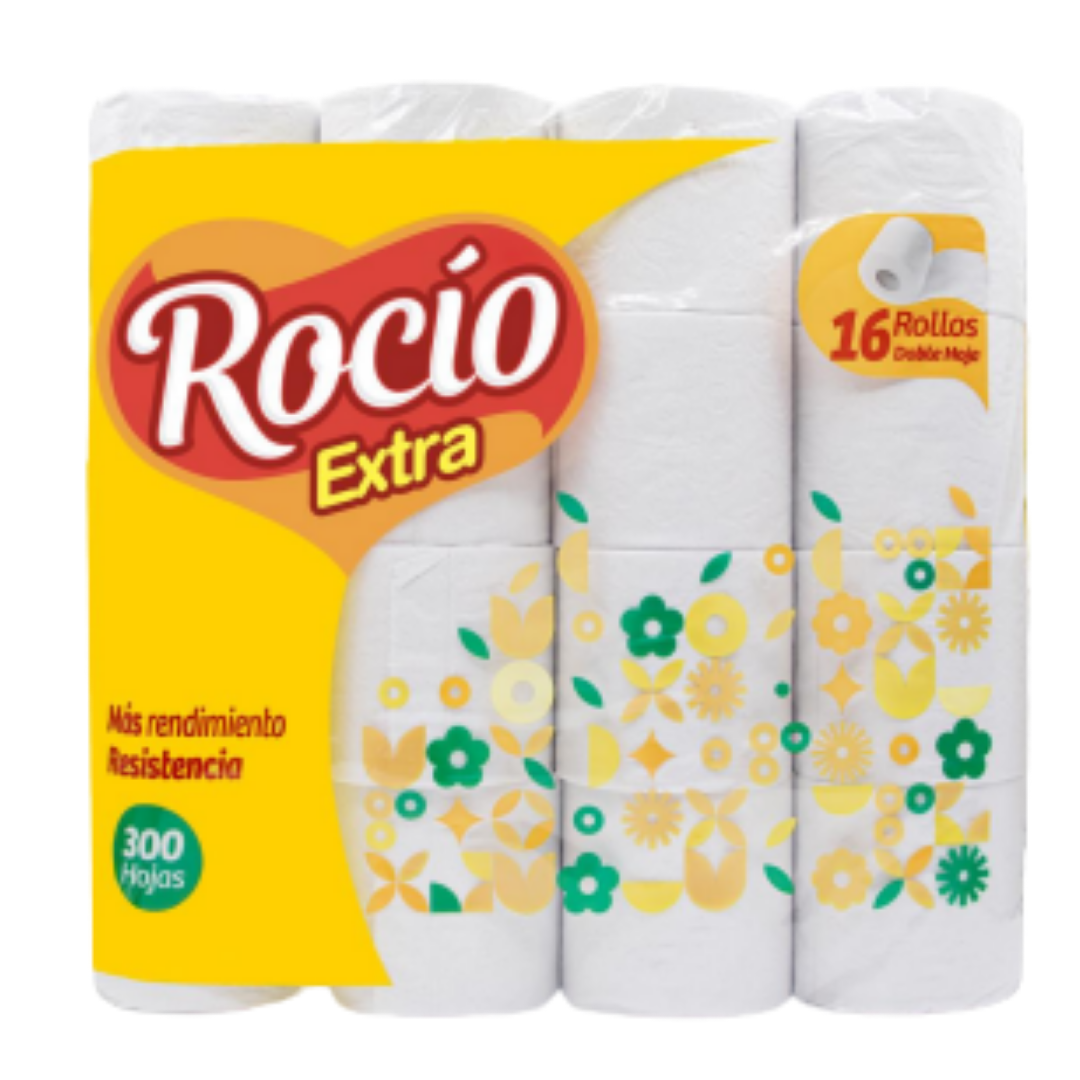 Rocío Extra Toilet Paper 16 Rolls  DestGlow