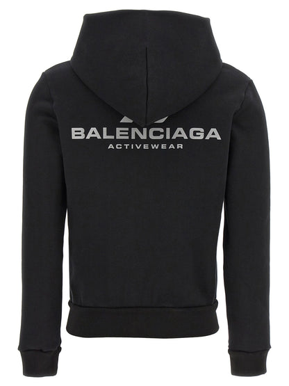 Balenciaga Women Logo Print Hoodie by Luosophy