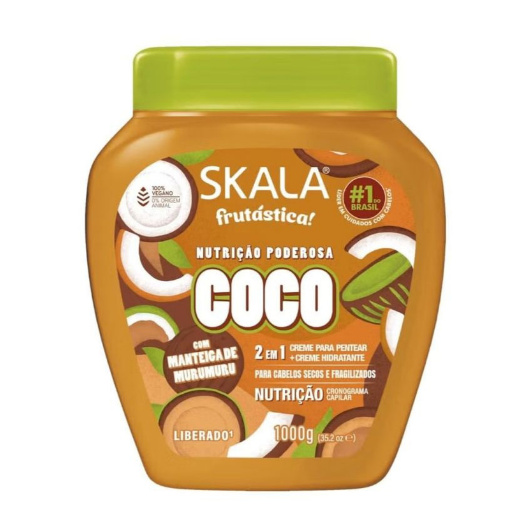 Skala Expert Coconut Oil 2-in-1 Hair Treatment Cream (35.2 oz) by Farmacias Savia